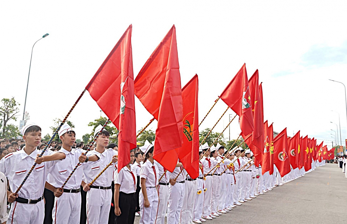 khoanh khac ron rang cua thieu nhi nghe an chao mung quoc khanh 2 9 hinh anh 6