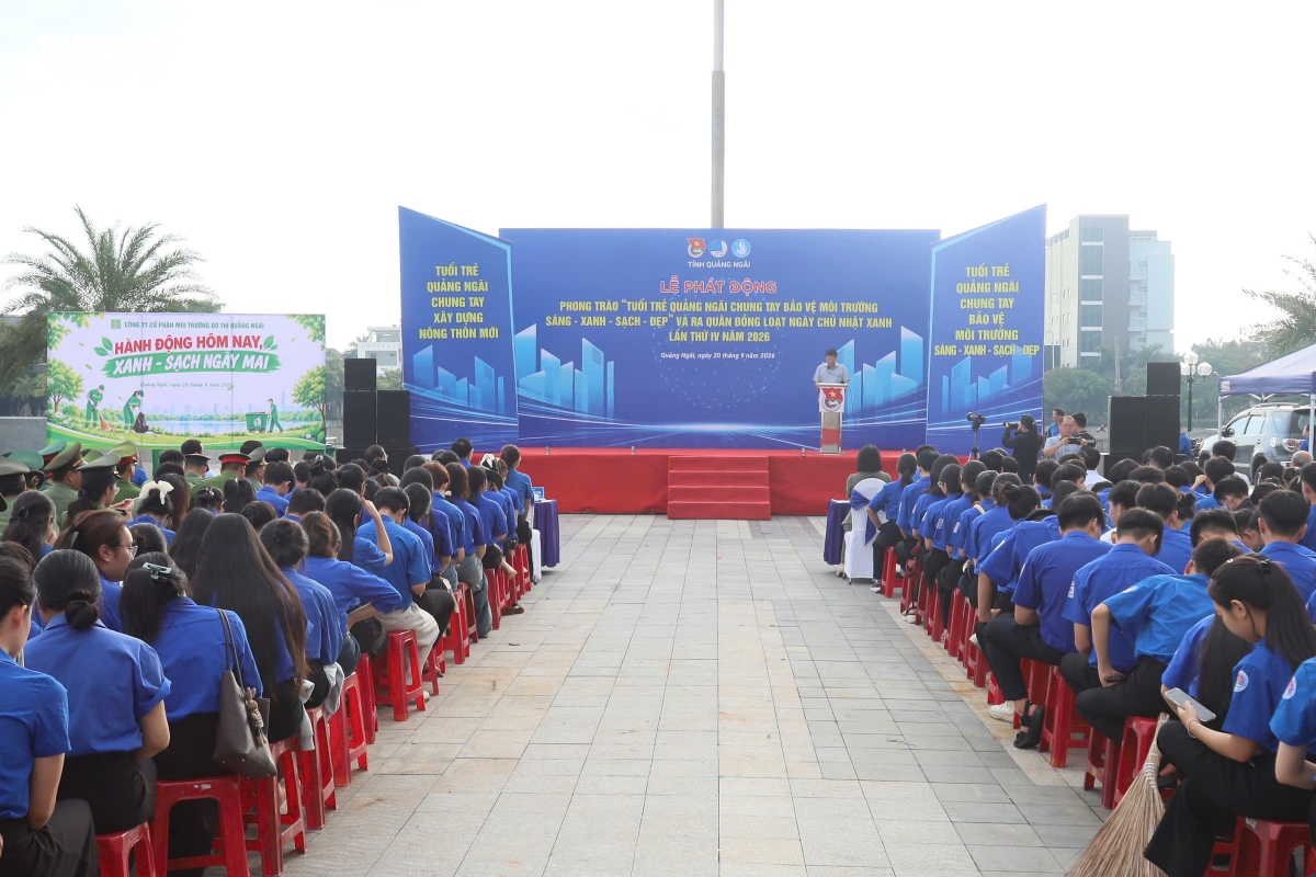 tuoi tre quang ngai phai co mat truoc tien o nhung noi moi truong can nhat hinh anh 1