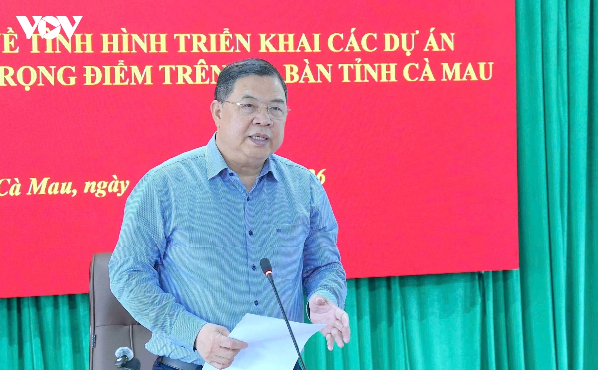 go vuong vat lieu, day nhanh tien do cac du an giao thong trong diem tai ca mau hinh anh 1