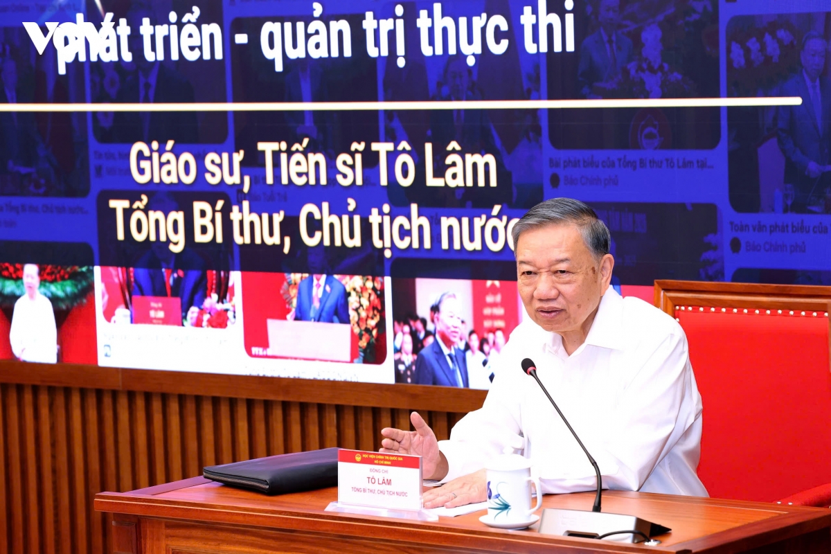 tong bi thu, chu tich nuoc to lam khat vong lon phai duoc hien thuc hoa bang tam nhin dung hinh anh 2