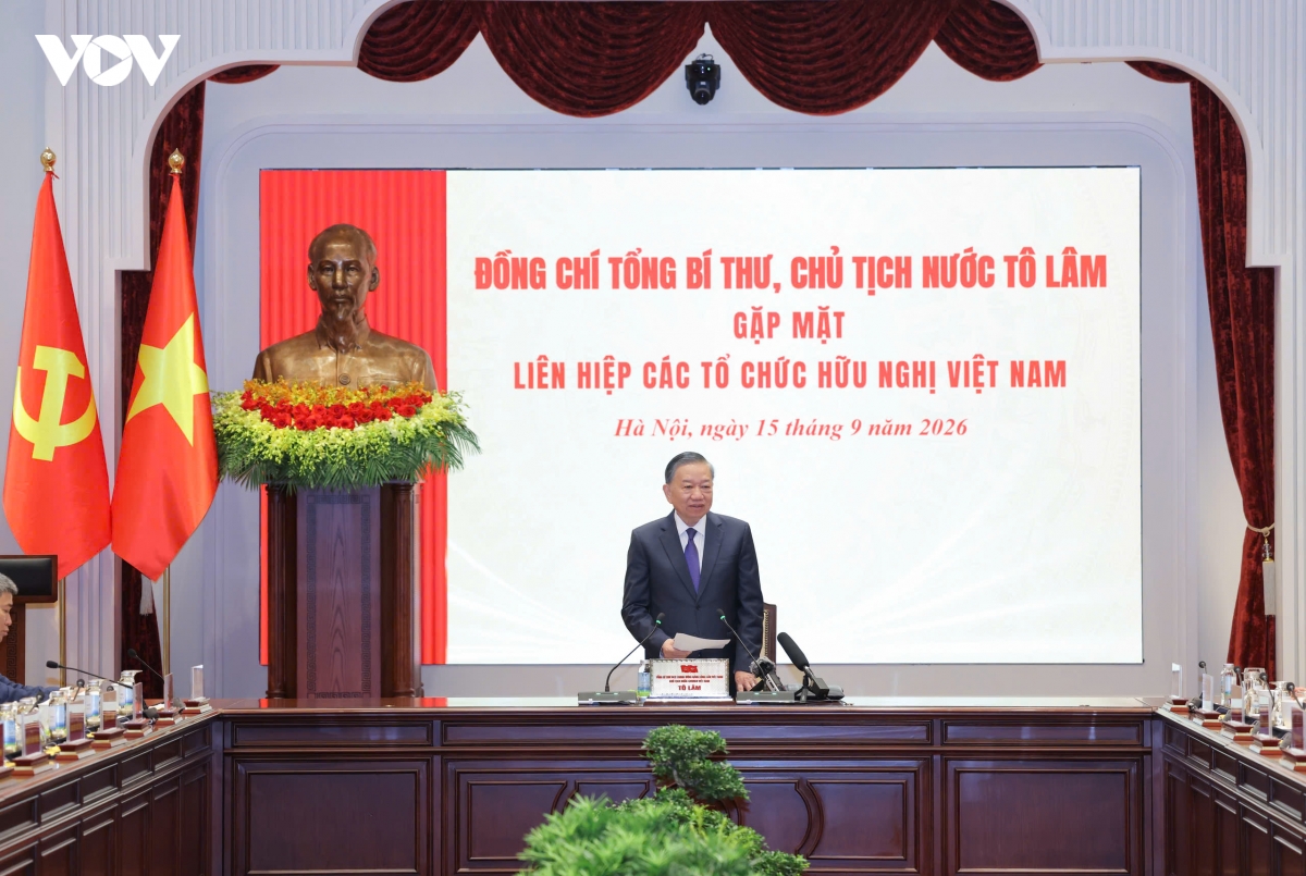 Tổng Bí thư, Chủ tịch nước Tô Lâm gặp mặt Liên hiệp các tổ chức hữu nghị Việt Nam