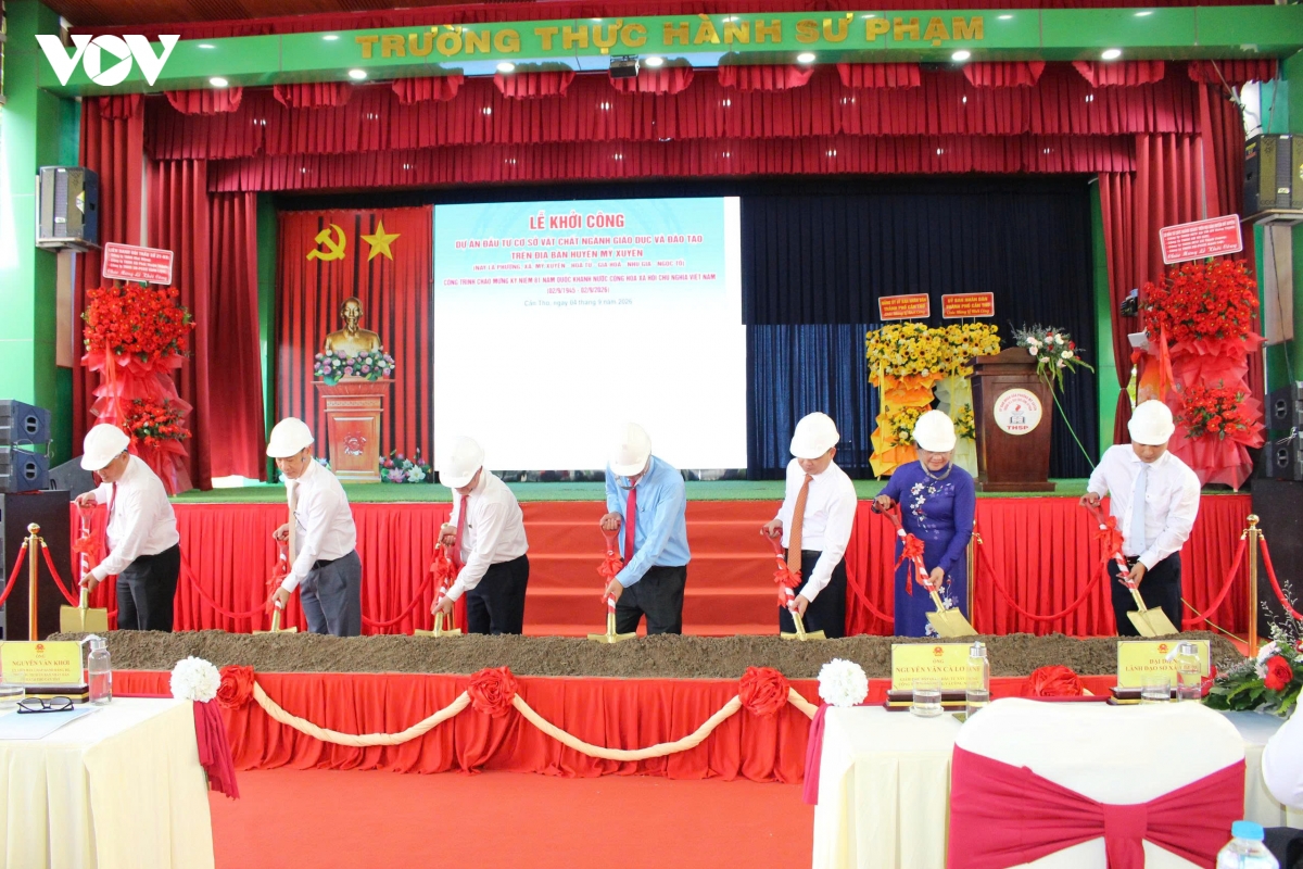 can tho khoi cong cong trinh giao duc 61,7 ty dong hinh anh 1