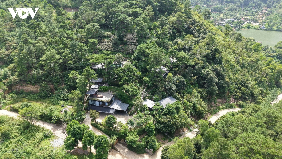 sau tam rem xanh rung phong ho kim anh, ha noi la nhung villa, homestay an minh hinh anh 2