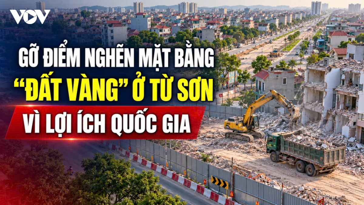Gỡ điểm nghẽn mặt bằng đất vàng ở Từ Sơn, Bắc Ninh phục vụ dự án quốc gia