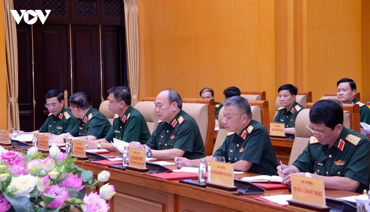 thong qua du thao bao cao kiem tra, giam sat dot 3 doi voi ban thuong vu quan uy trung uong hinh anh 4