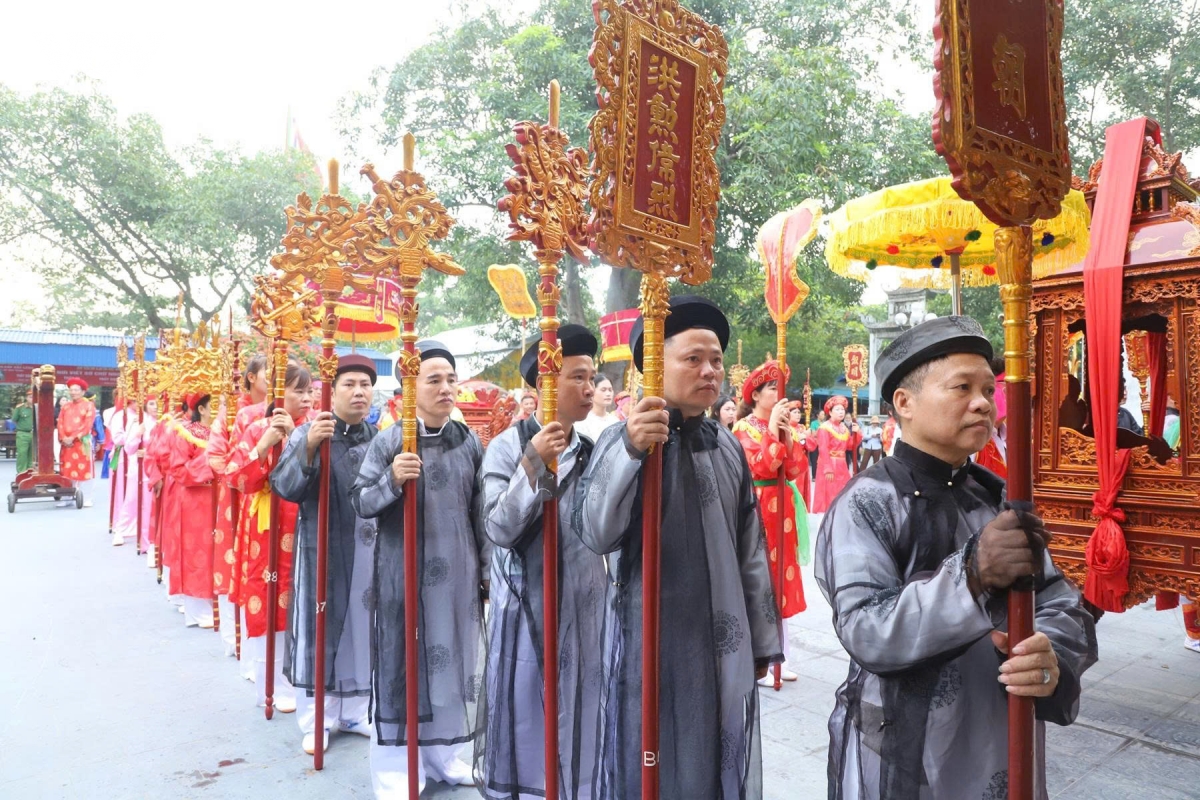 giu net xua trong le ruoc chan nhang o den bao loc, ninh binh hinh anh 14