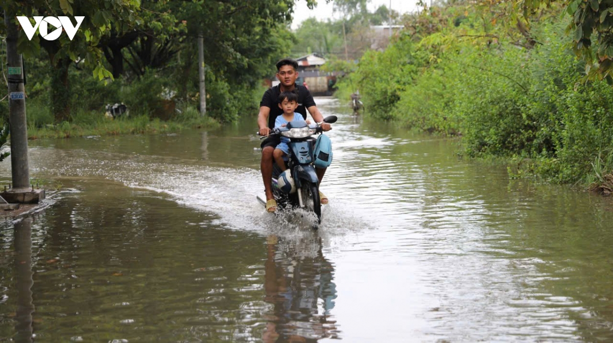trieu cuong dat dinh, nguoi dan tp.hcm chat vat di chuyen trong bien nuoc hinh anh 8