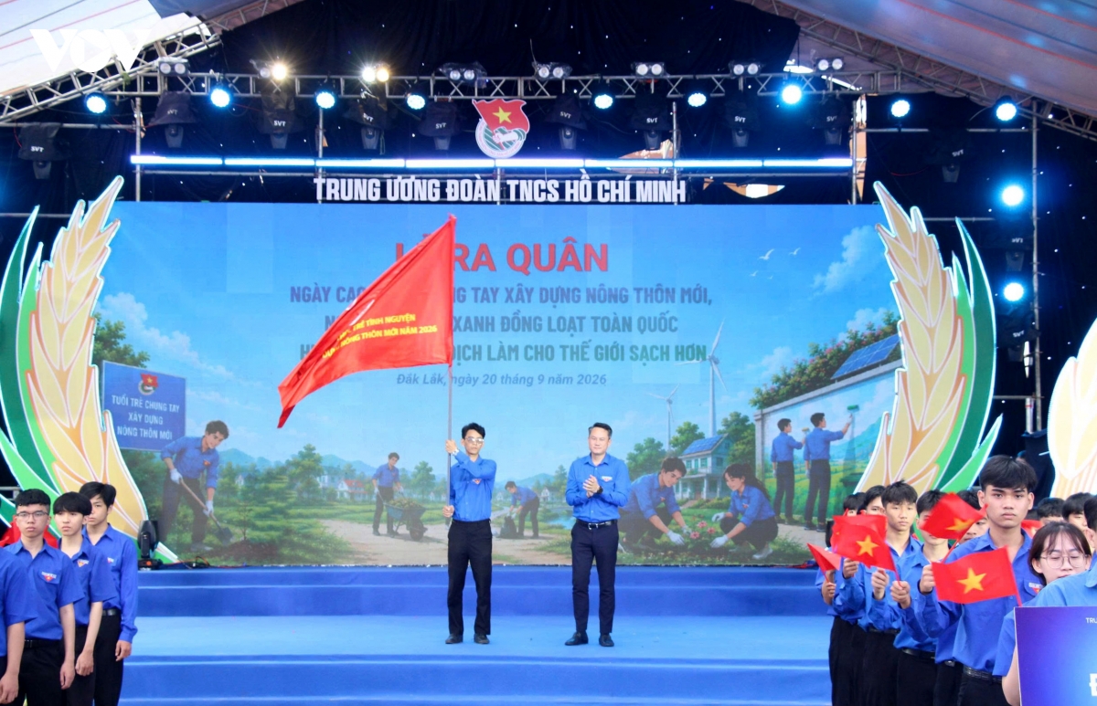 tuoi tre ra quan xay dung nong thon moi, bao ve moi truong hinh anh 1