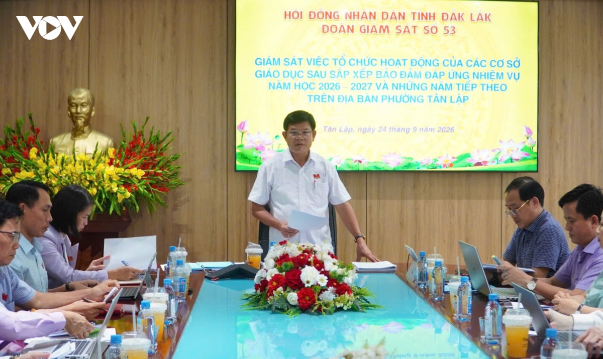 Đắk Lắk giám sát hoạt động của các cơ sở giáo dục sau sắp xếp