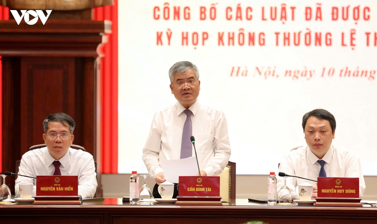 cong bo lenh cua chu tich nuoc ve 15 luat duoc quoc hoi thong qua hinh anh 1
