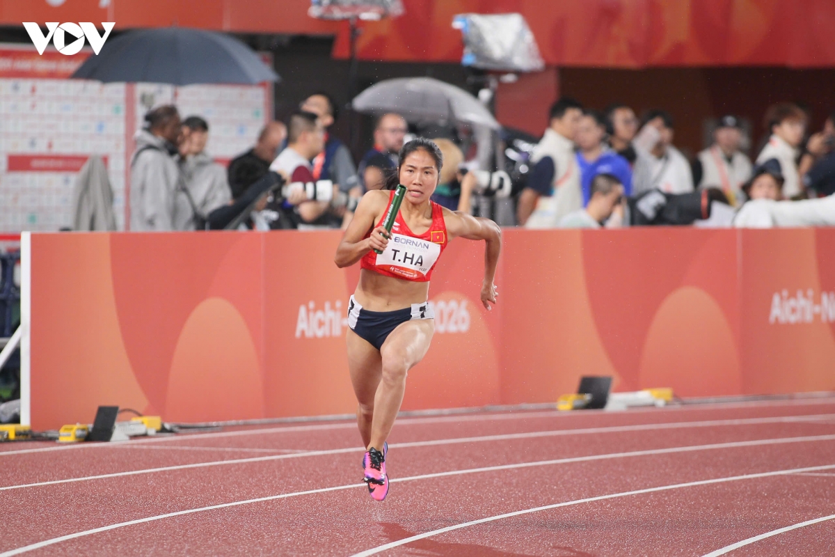 asiad 2026 ngay thi dau 27 9 Dien kinh viet nam vao chung ket chay 4x100m nu hinh anh 47