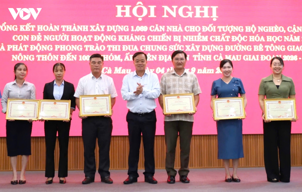 ca mau hoan thanh xay 1.069 can nha cho nguoi kho khan hinh anh 3