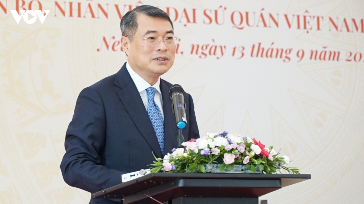 thu tuong gap can bo nhan vien Dai su quan viet nam tai An Do hinh anh 3