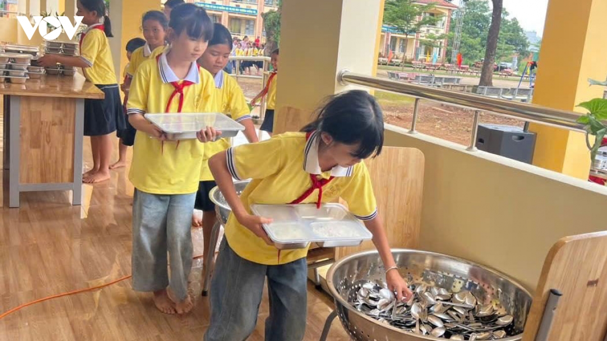 niem vui tu nhung bua com ban tru dau tien noi vung bien gioi Dong nai hinh anh 1