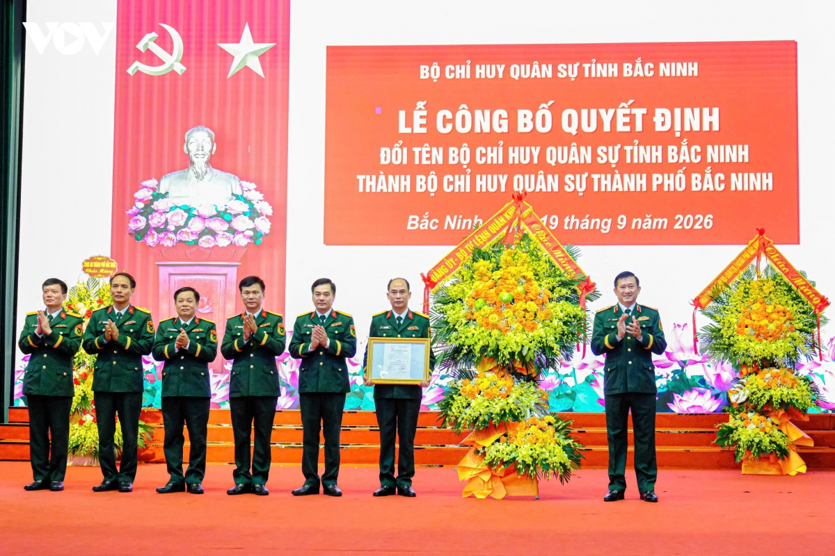 bo chi huy quan su thanh pho bac ninh buoc vao giai doan moi hinh anh 1