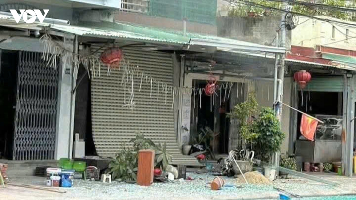 no binh gas nghi ro ri, 1 nguoi bi thuong o hai phong hinh anh 1