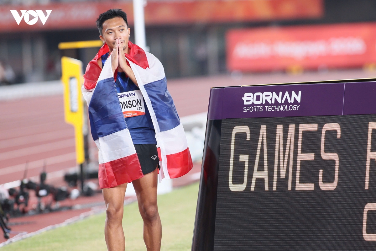 vDv thai lan gianh hcv chay 100m nam, pha 2 ky luc asiad hinh anh 1