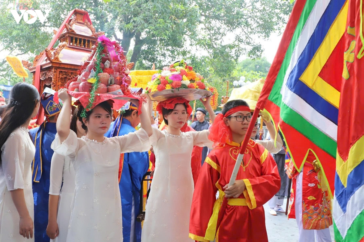 giu net xua trong le ruoc chan nhang o den bao loc, ninh binh hinh anh 15