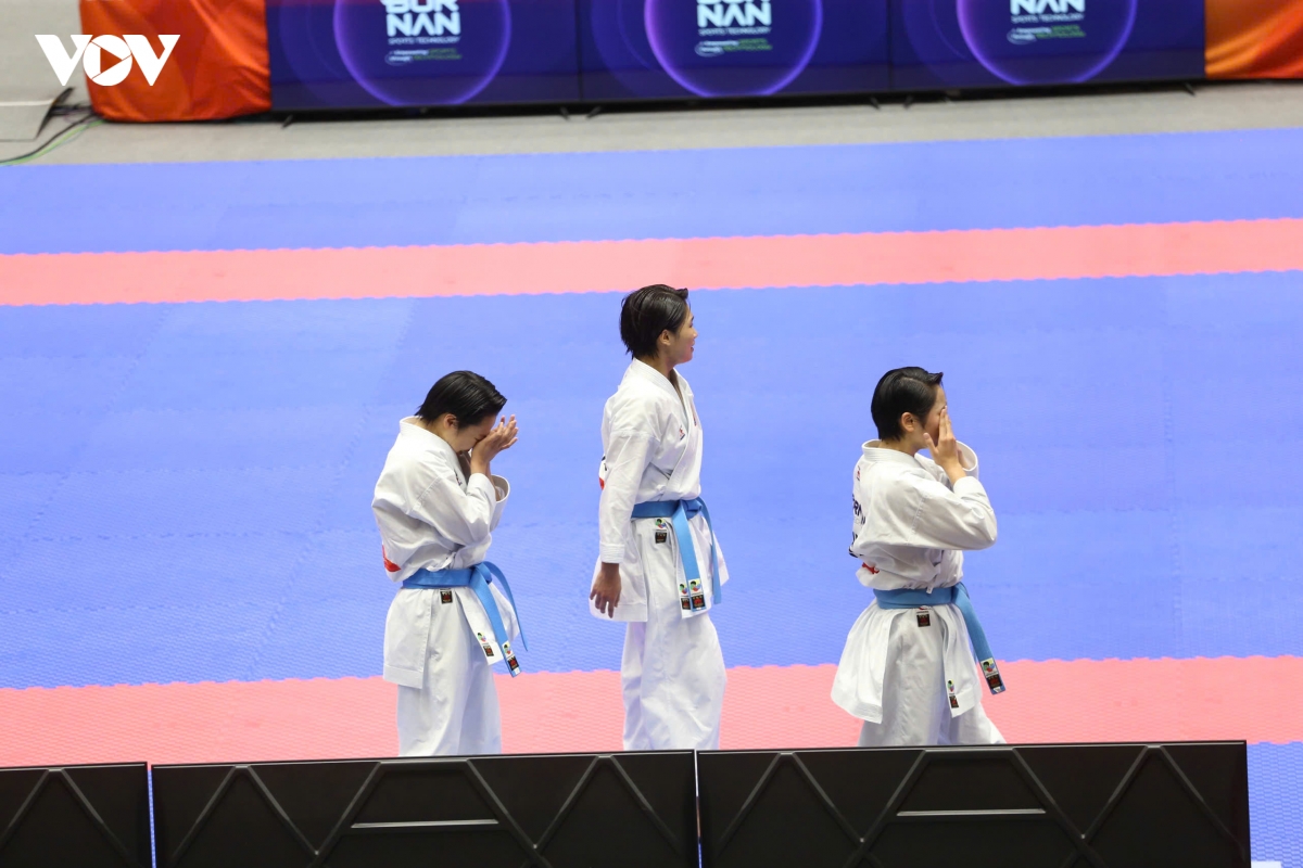 cac vDv karate bat khoc khi giup the thao viet nam co hcv dau tien o asiad 2026 hinh anh 10