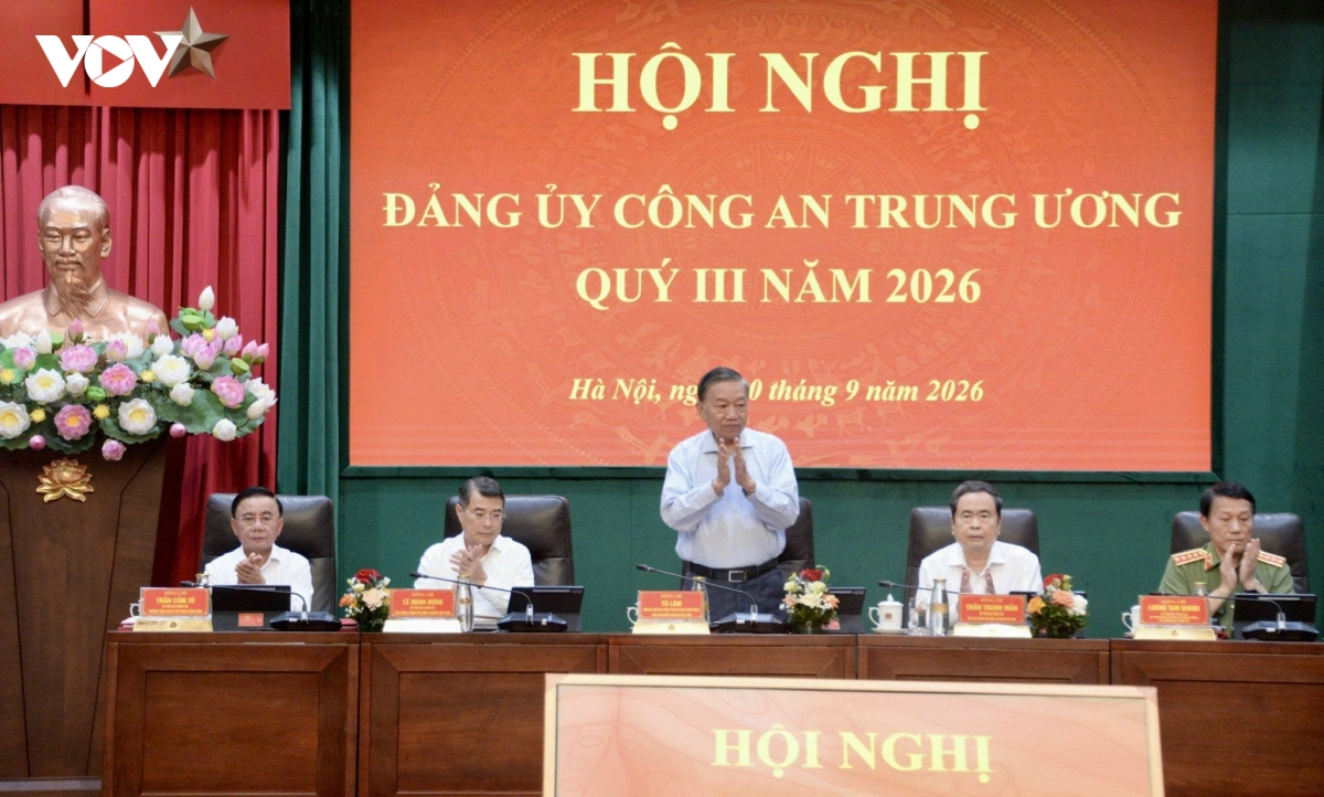 Tổng Bí thư, Chủ tịch nước Tô Lâm dự Hội nghị Đảng ủy Công an Trung ương quý III