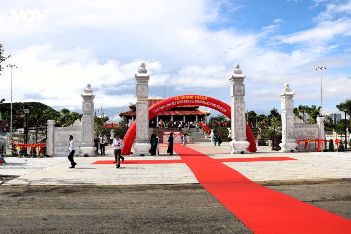 Đà Nẵng khánh thành Công viên tưởng niệm các Anh hùng Liệt sĩ Ngũ Hành Sơn