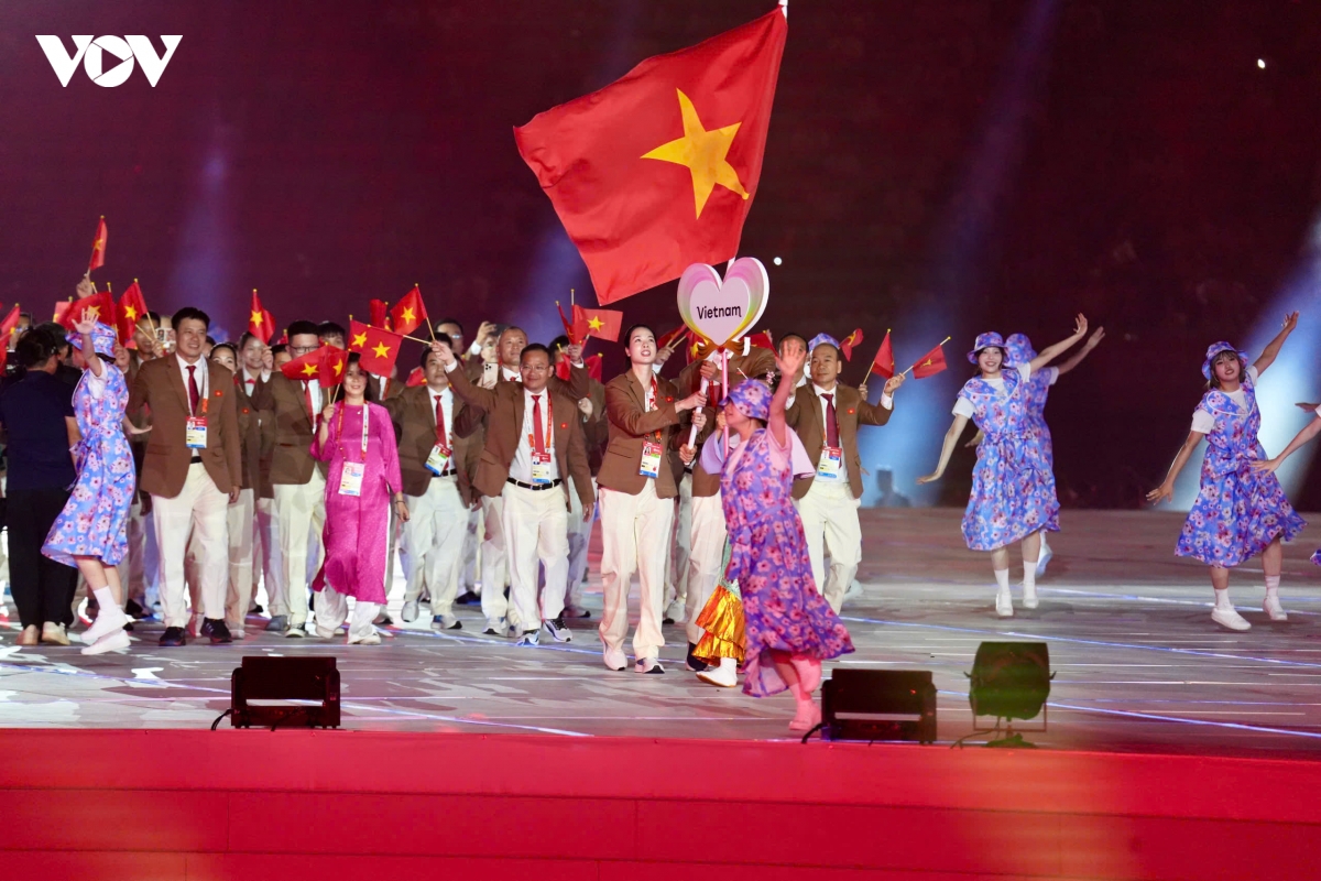 khoanh khac Doan the thao viet nam dieu hanh tai le khai mac asiad 2026 hinh anh 6