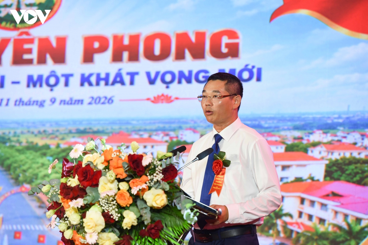 thanh lap phuong yen phong, bac ninh khoi dau cho mot giai doan phat trien moi hinh anh 4