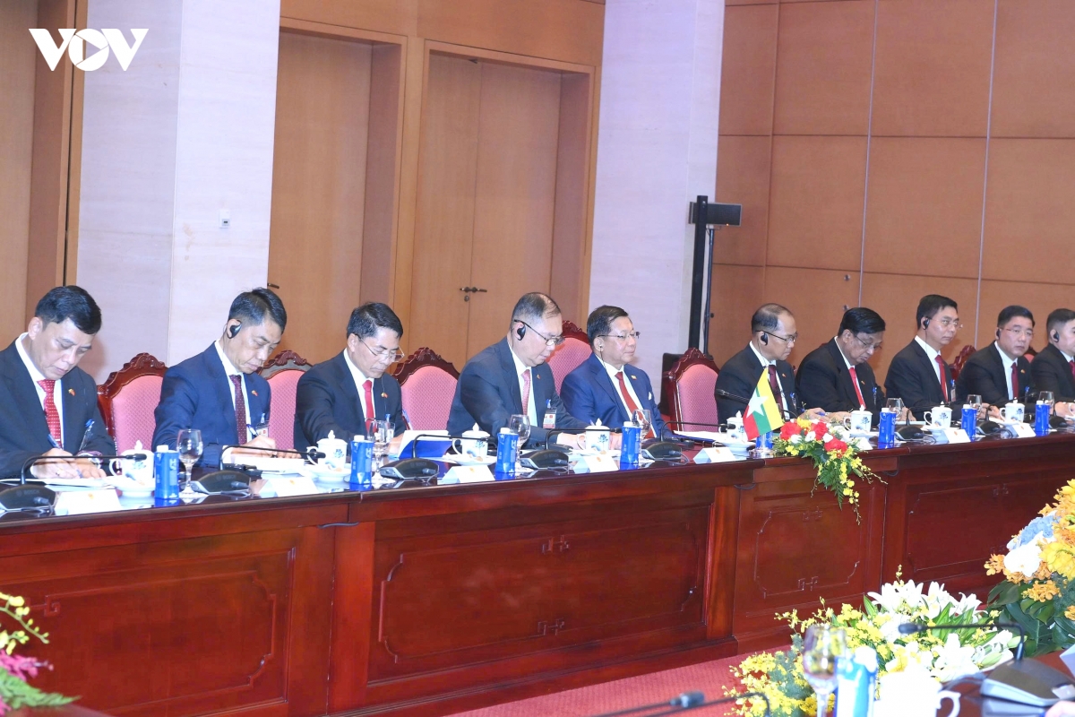 tong bi thu, chu tich nuoc to lam hoi dam voi tong thong myanmar min aung hlaing hinh anh 4