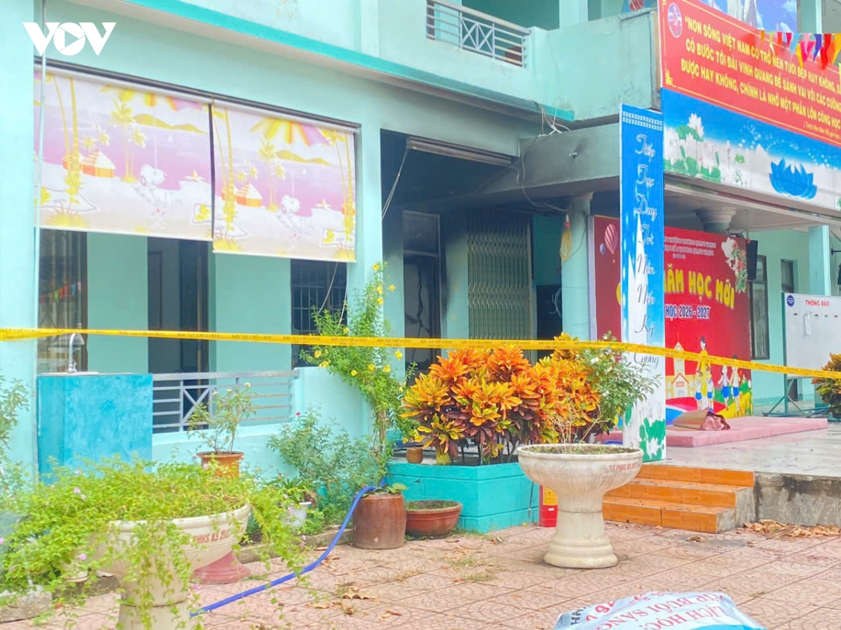 chay truong tieu hoc o quang ngai, pho hieu truong tu vong hinh anh 3