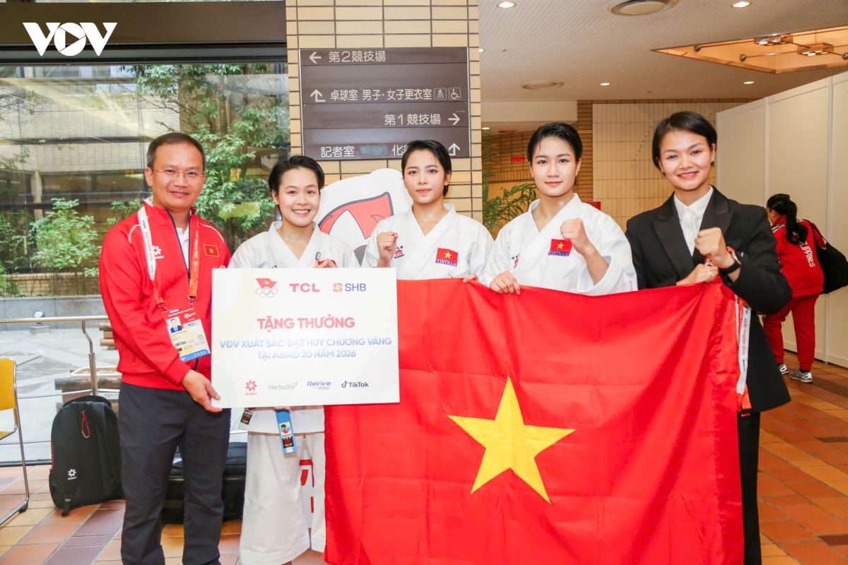 Doi tuyen karate viet nam nhan thuong nong khi gianh hcv asiad 2026 hinh anh 2