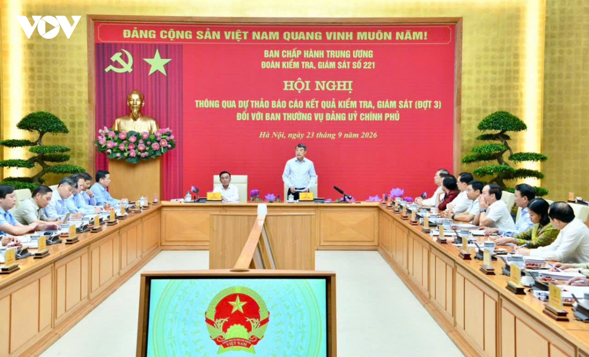 thong qua du thao bao cao ket qua kiem tra, giam sat doi voi ban thuong vu Dang uy chinh phu hinh anh 4