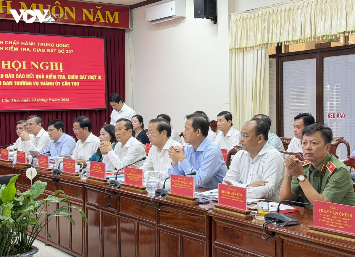 Doan kiem tra, giam sat so 227 cua bo chinh tri lam viec tai can tho hinh anh 3
