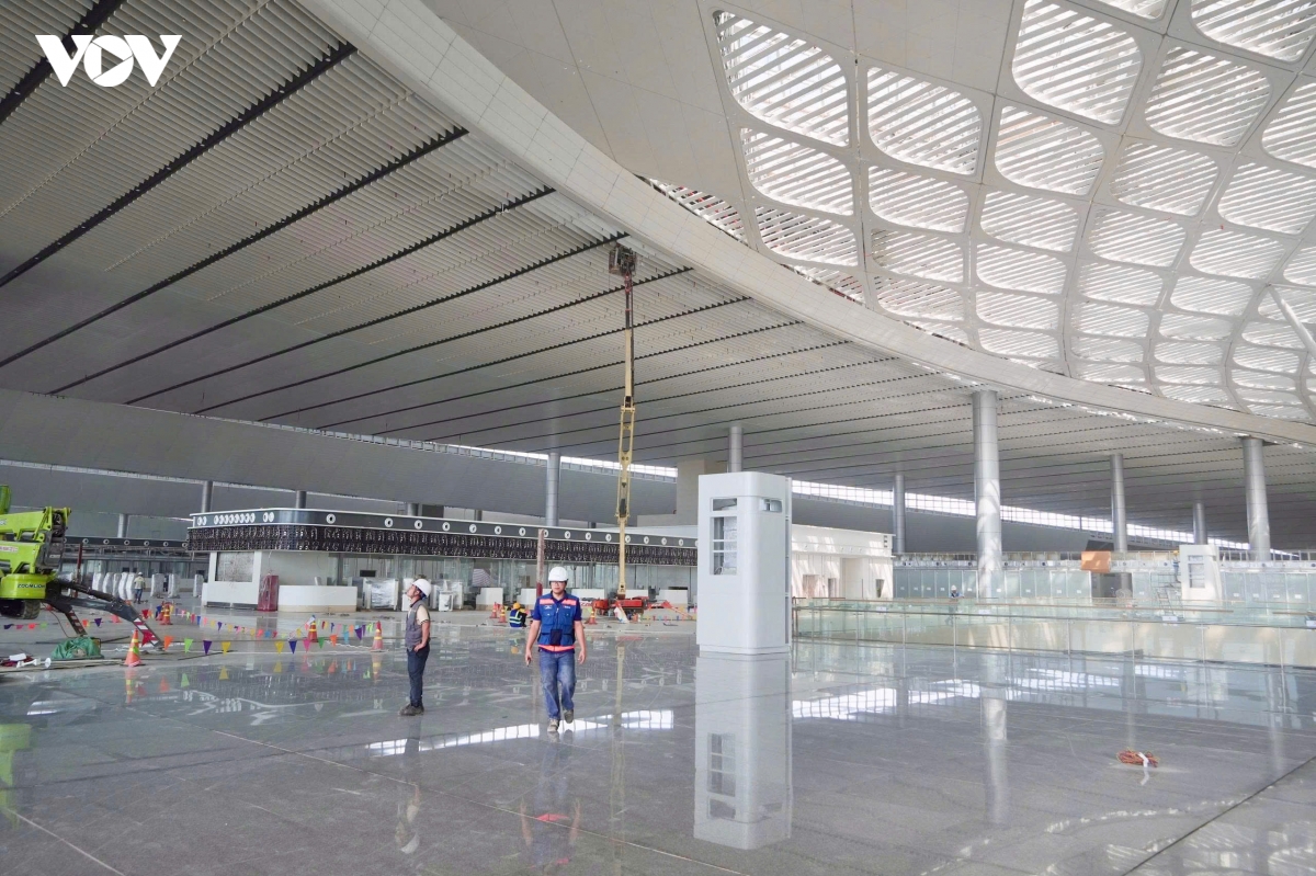 Nhà ga sân bay Long Thành tăng tốc hoàn thiện, chuẩn bị vận hành thử