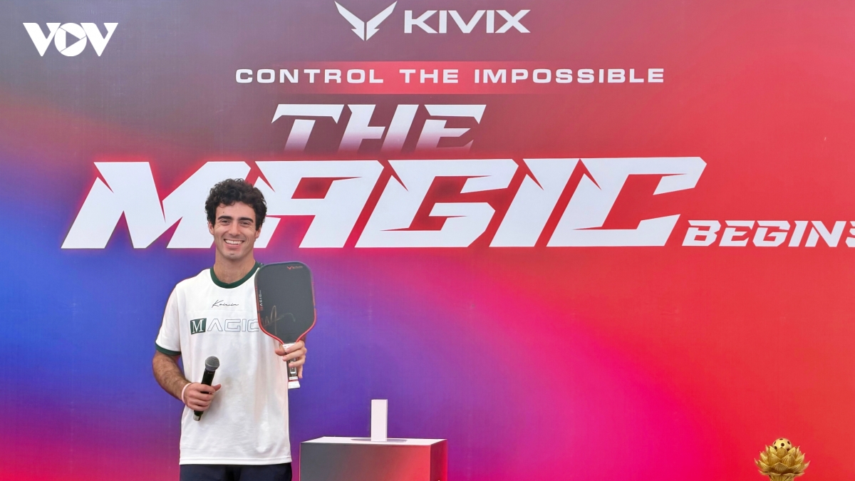 nha vo dich world cup 2026 khen quang duong, an tuong voi pickleball viet nam hinh anh 1
