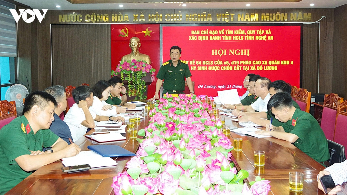 khao sat thong tin ve noi an tang 64 liet si tieu doan 19 phao cao xa tai nghe an hinh anh 2