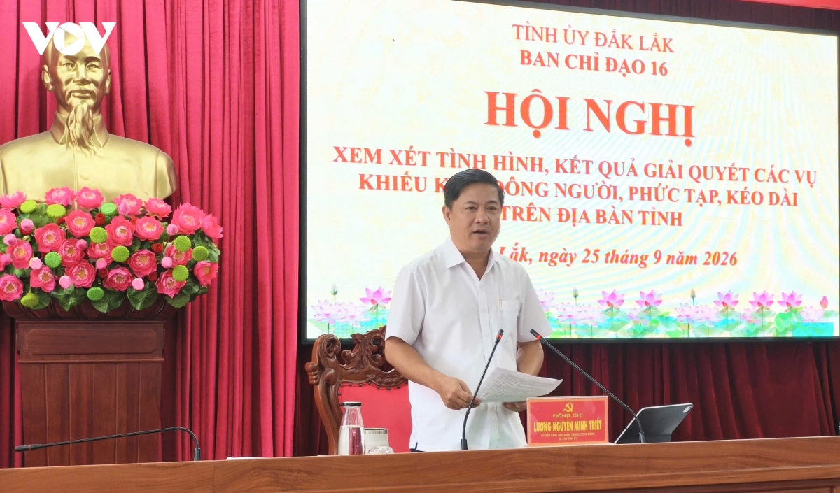Đắk Lắk tập trung xử lý dứt điểm các vụ việc tham nhũng, khiếu kiện kéo dài