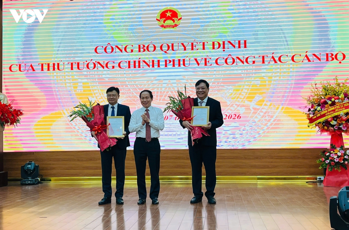 Công bố quyết định bổ nhiệm, điều động 2 tân Phó Tổng Thanh tra Chính phủ