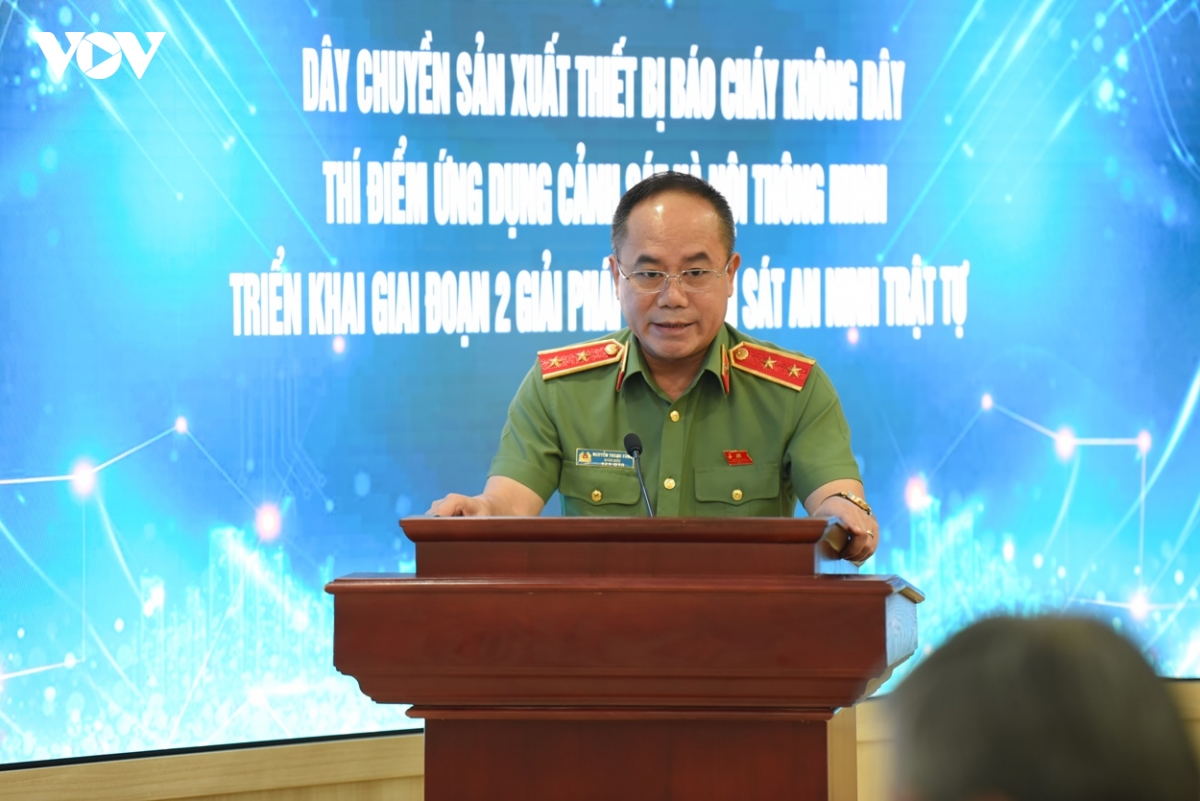 cong an tp ha noi ra mat ba san pham, giai phap cong nghe trong ngay quoc khanh hinh anh 1