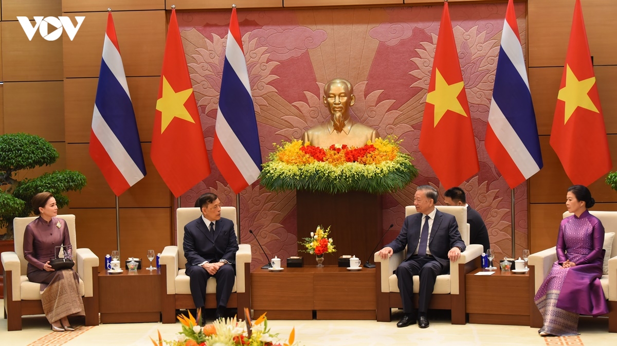 tong bi thu, chu tich nuoc chu tri le don chinh thuc nha vua vuong quoc thai lan hinh anh 9