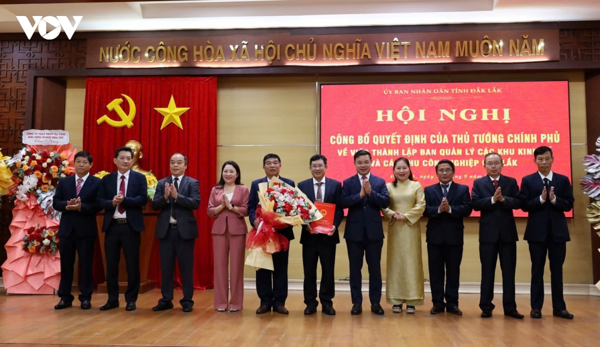 thanh lap ban quan ly cac khu kinh te va cac khu cong nghiep Dak lak hinh anh 1
