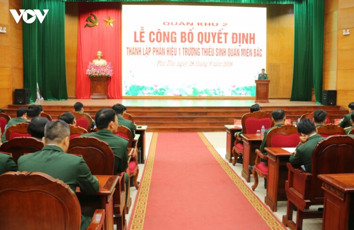 Thành lập phân hiệu Trường Thiếu sinh quân miền Bắc tại Phú Thọ