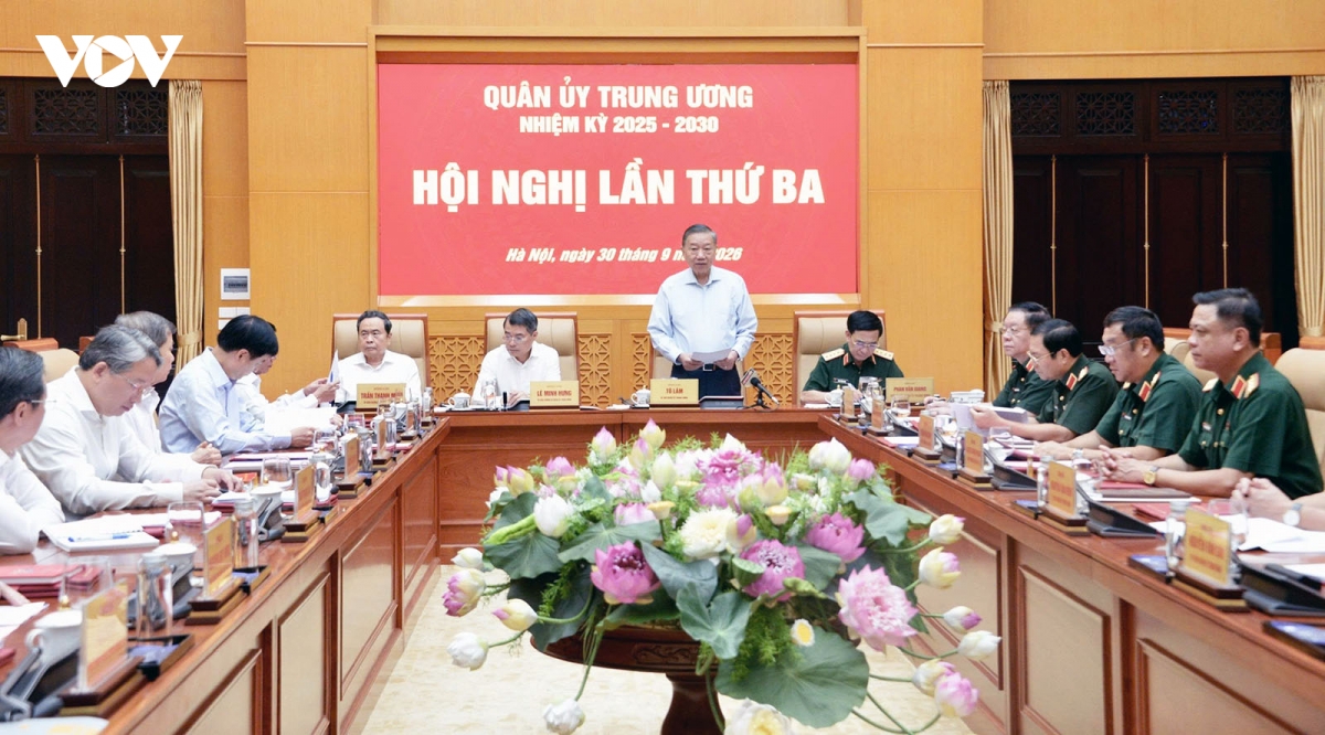 Tổng Bí thư, Chủ tịch nước Tô Lâm chủ trì Hội nghị Quân ủy Trung ương
