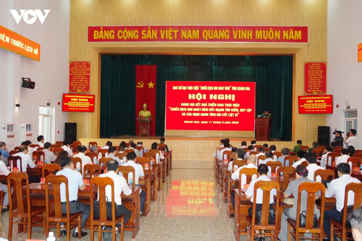 khanh hoa day nhanh tim kiem, quy tap hai cot liet si truoc mua mua hinh anh 1