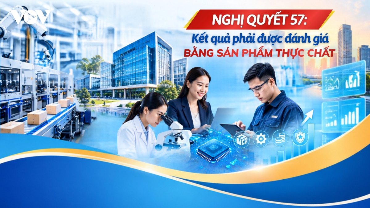 Nghị quyết số 57-NQ/TW: Kết quả phải được đánh giá bằng sản phẩm thực chất
