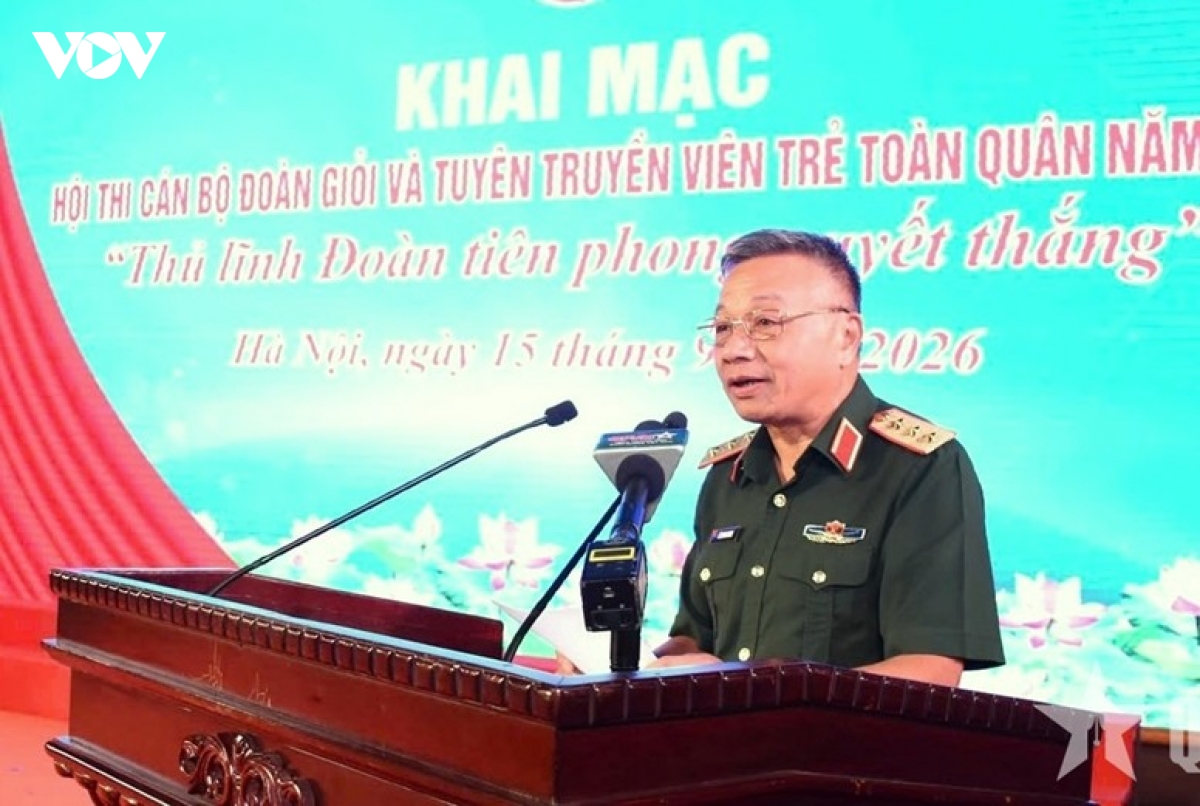 Khai mạc Hội thi cán bộ Đoàn giỏi và tuyên truyền viên trẻ toàn quân năm 2026