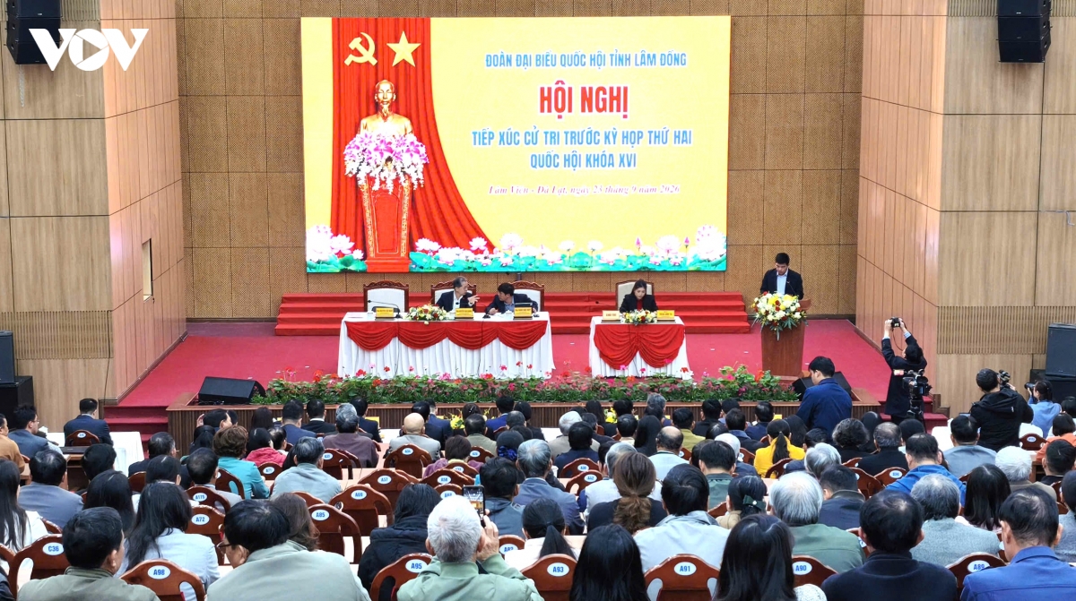 chanh an tand toi cao nguyen van quang tiep xuc cu tri lam Dong hinh anh 1