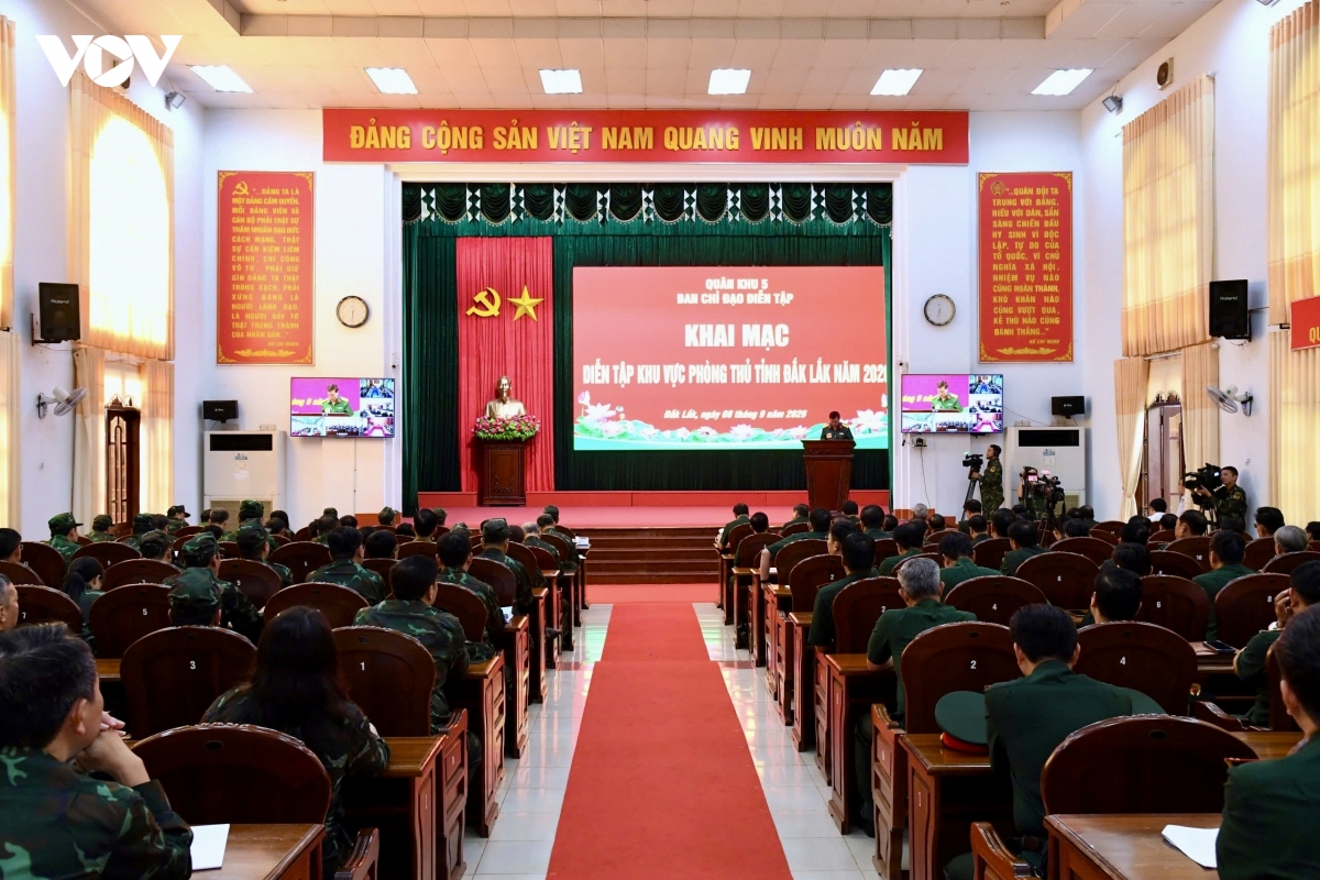 quan khu 5 khai mac dien tap khu vuc phong thu tinh Dak lak nam 2026 hinh anh 1