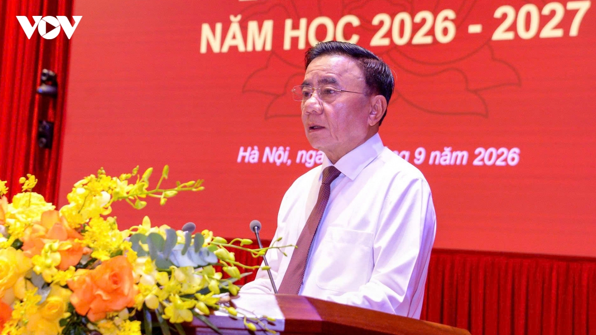 Thường trực Ban Bí thư dự Lễ khai giảng năm học mới Học viện Chính trị quốc gia Hồ Chí Minh