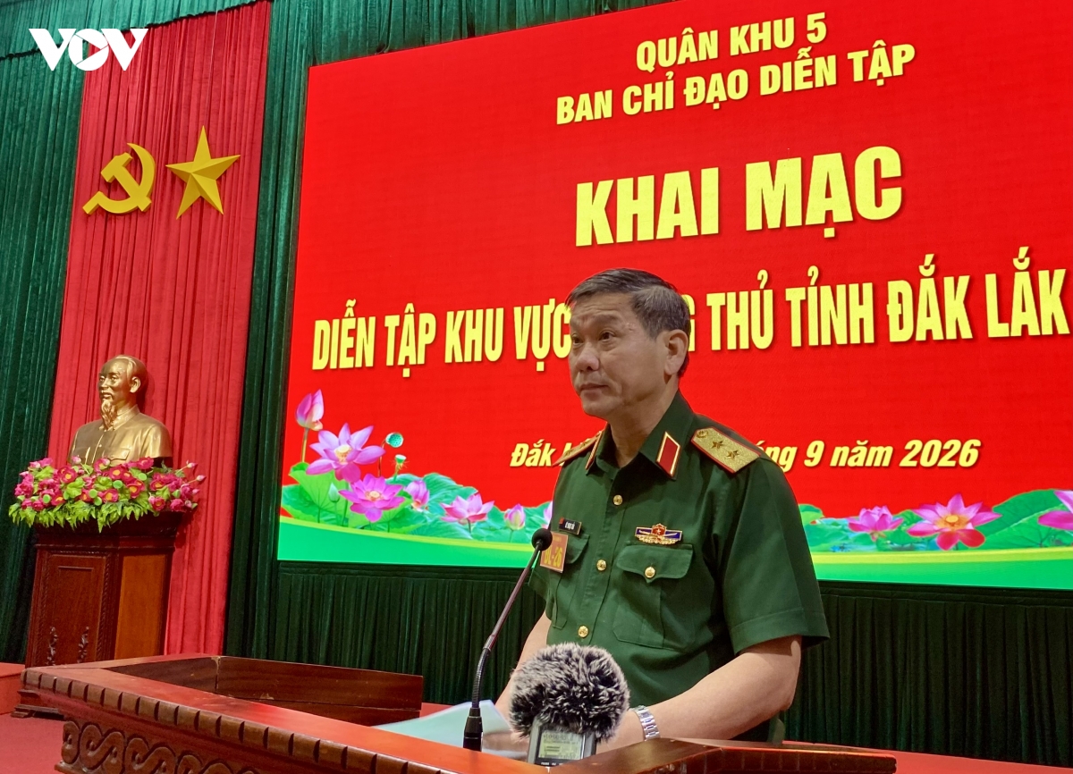 quan khu 5 khai mac dien tap khu vuc phong thu tinh Dak lak nam 2026 hinh anh 2