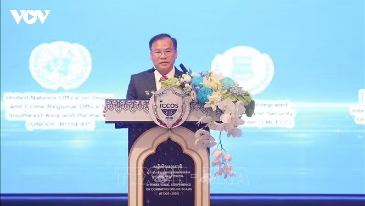 Thượng tướng Nguyễn Văn Long phát biểu tại hội nghị ngăn chặn lừa đảo trực tuyến